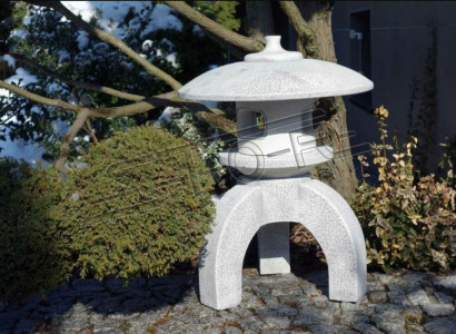 Japanischer Garten Haus Natur Dekoration Statue Figuren Figur Weiß Statuen